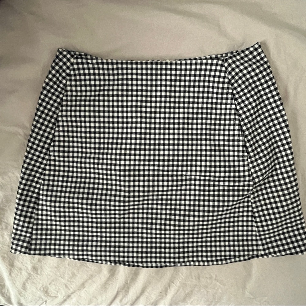 Urban Outfitters Gingham Mini Skirt
